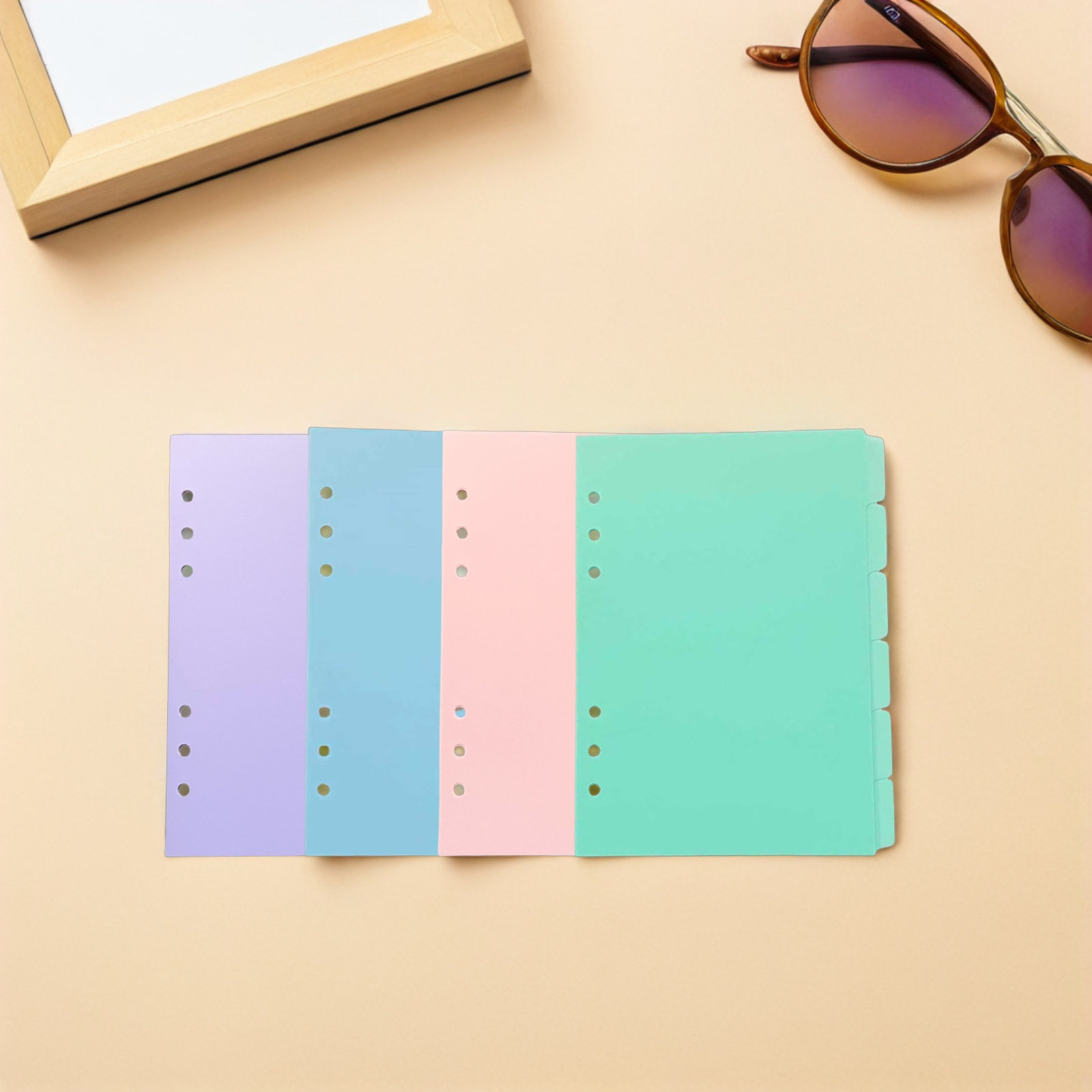 Index Tab Divider - 4 Conjuntos de Divisores de Índice
