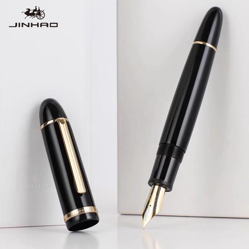 Office Stationery Supply Business - JINHAO-X159 Canetas com Gold Metal Clip,