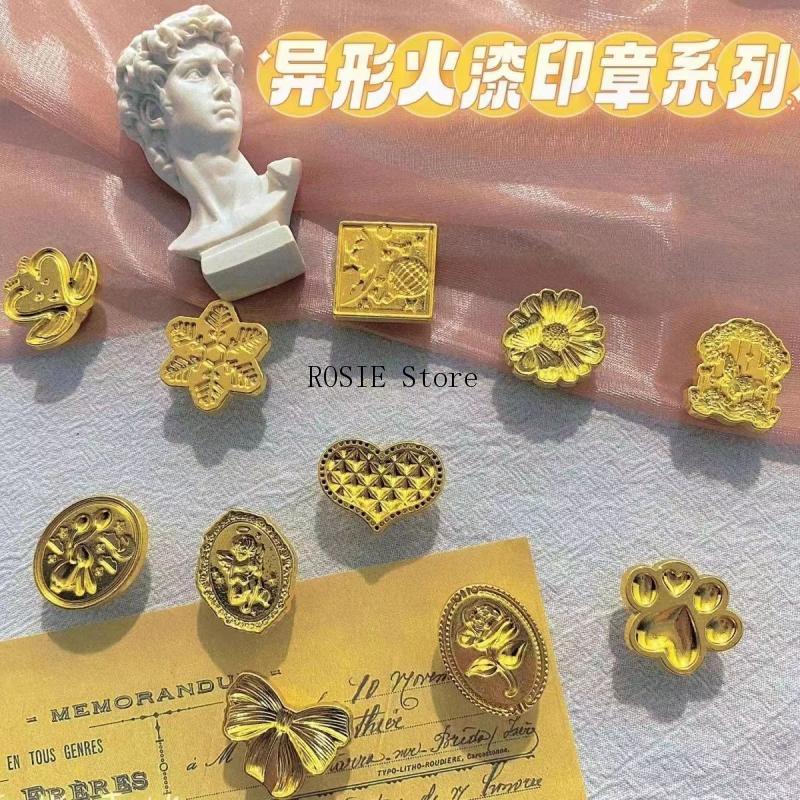 Wax Seal Stamp Kit - 3d metal selo de cera retro