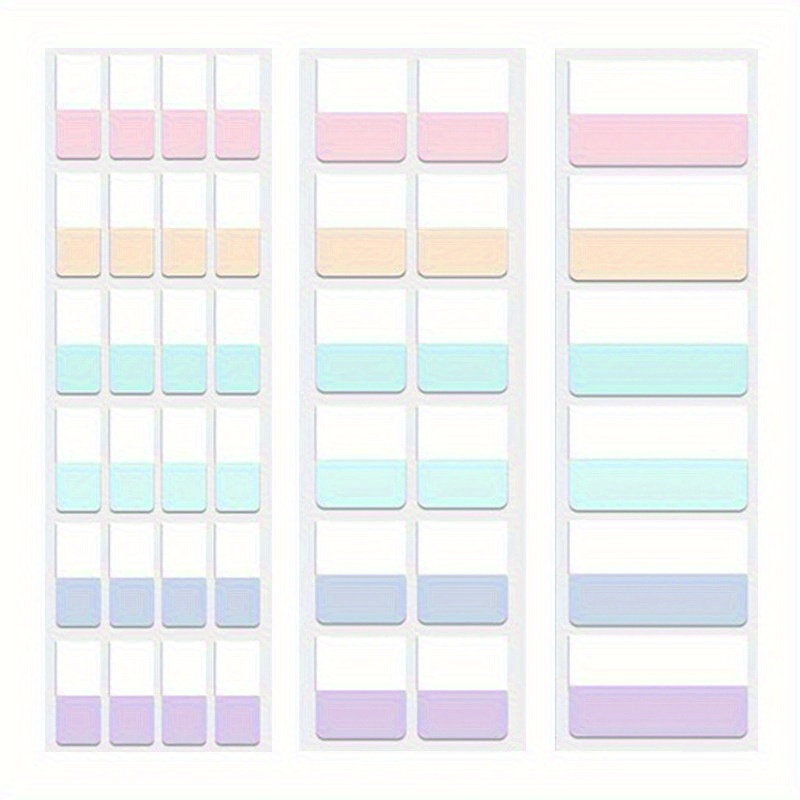 Index Tab Divider - 420 peças guias de índice pegajosas