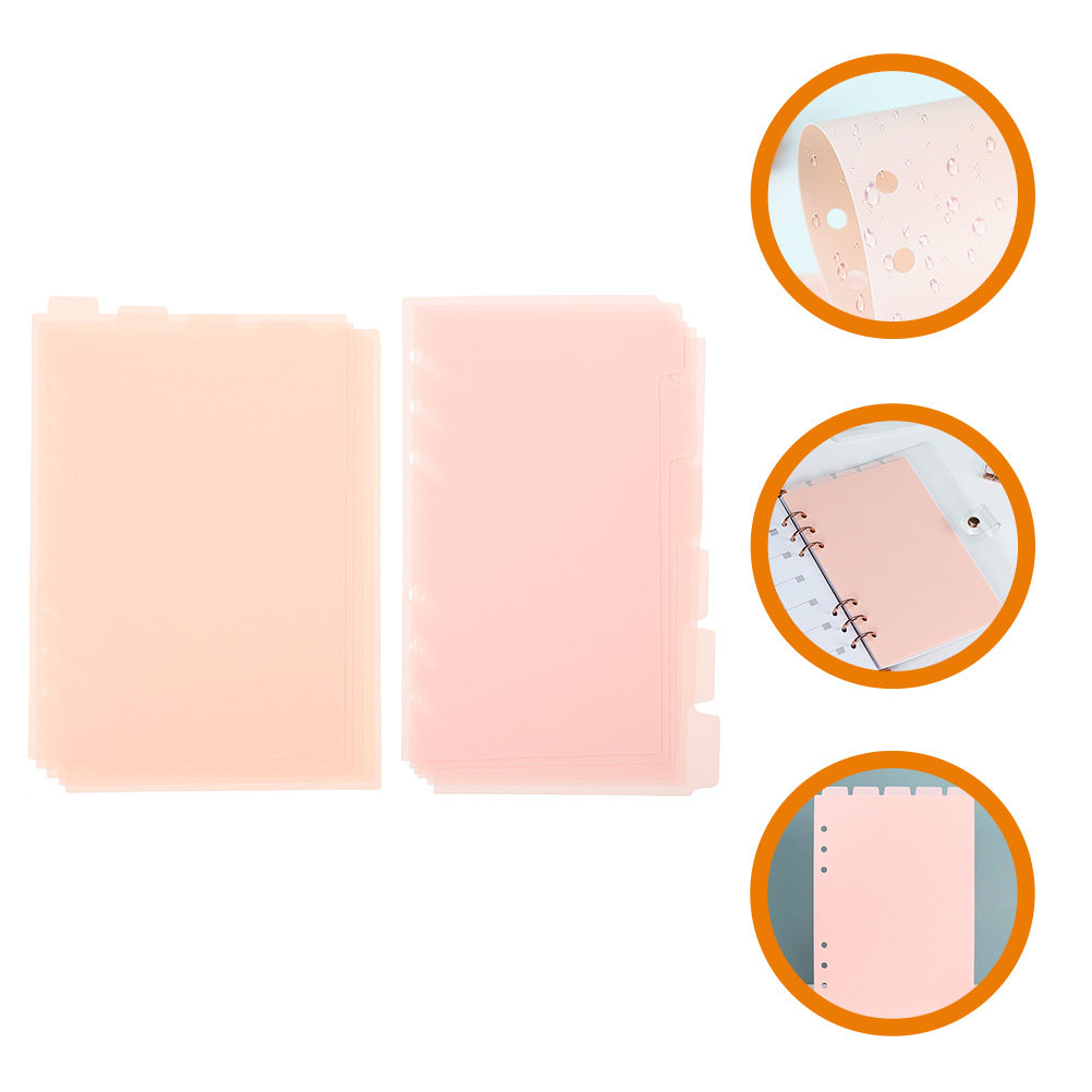 Index Tab Divider - 2 Conjuntos de Divisórias Coloridas Práticas