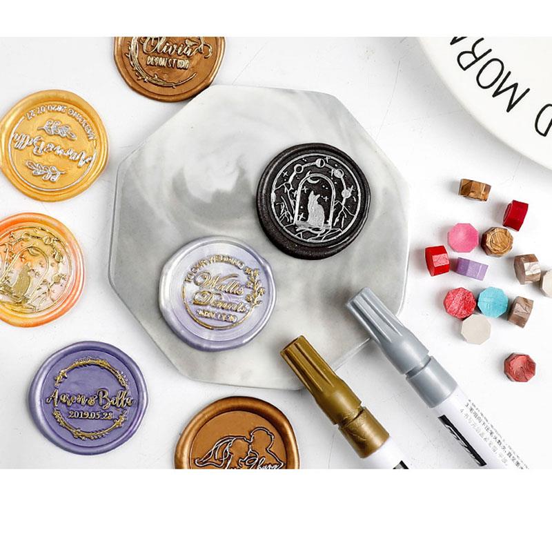 50pcs Sealing Wax Seal Stamp W - Wax Seal Stamp Kit avaliação e preço