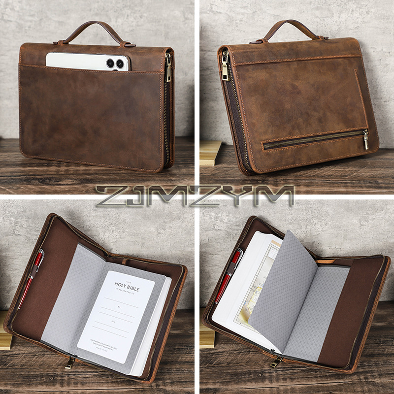 Capa de Caderno de Couro Retrô - Office Stationery Supply Business avaliação e preço