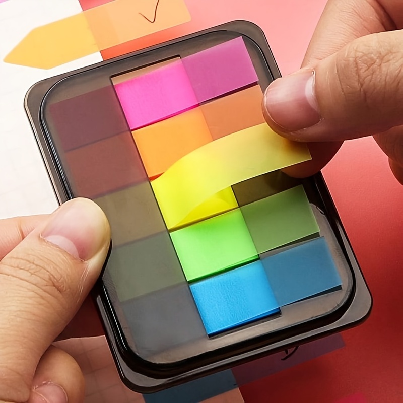 100 Etiquetas Adesivas Fluores - Index Tab Divider avaliação e preço