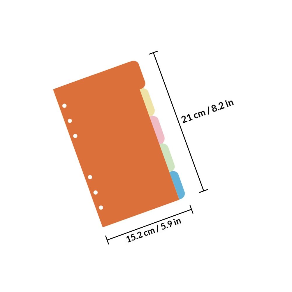 30 Divisórias Coloridas para F - Index Tab Divider avaliação e preço