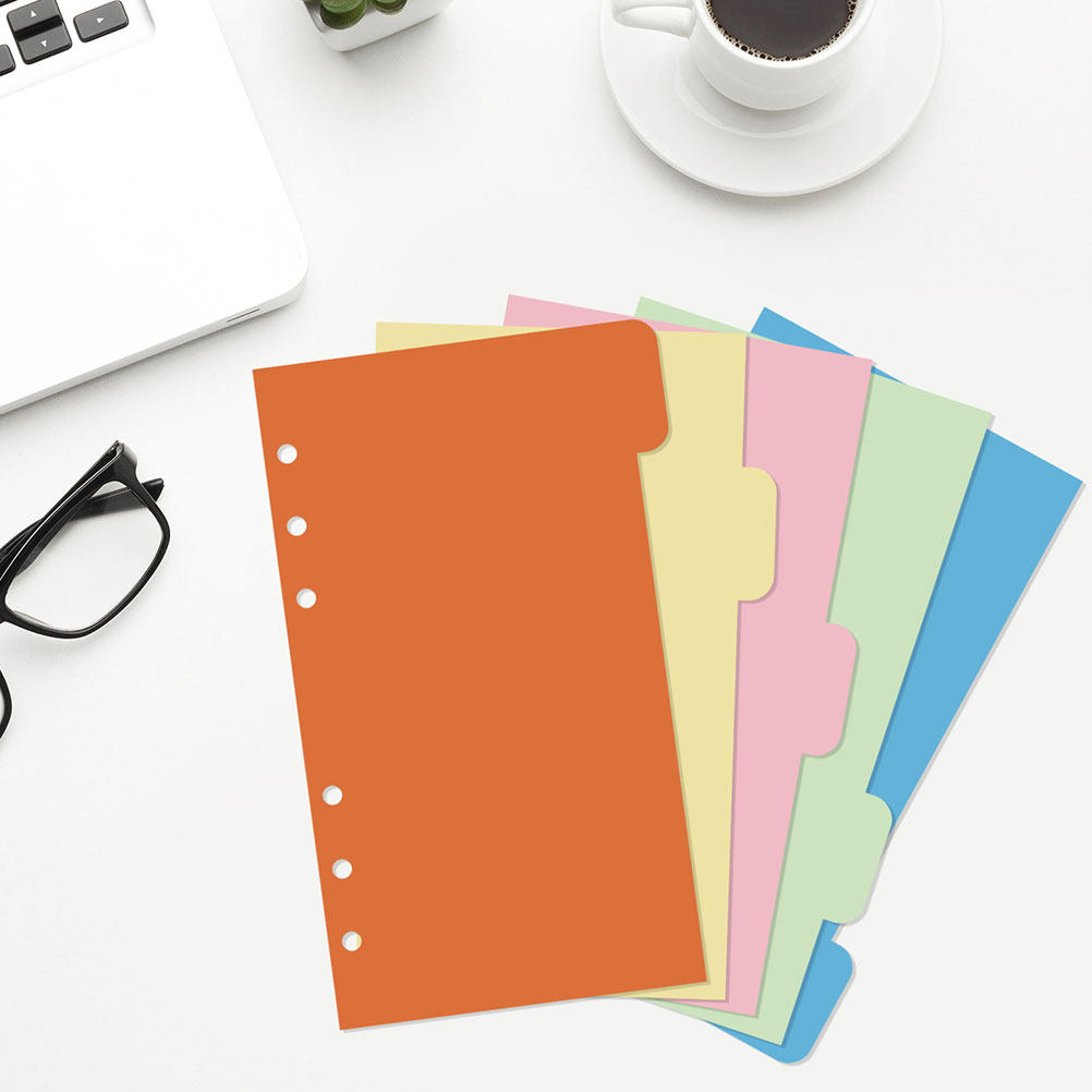 30 Divisórias Coloridas para F - Index Tab Divider avaliação e preço