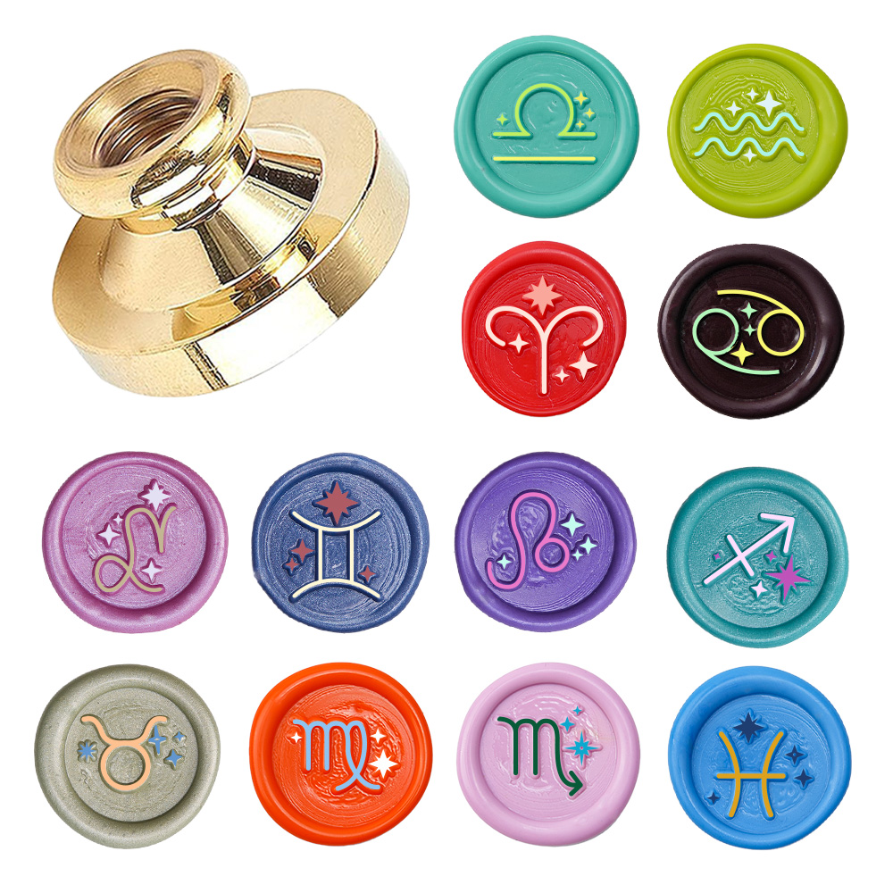 Carimbo de selo de cera dos si - Wax Seal Stamp Kit avaliação e preço