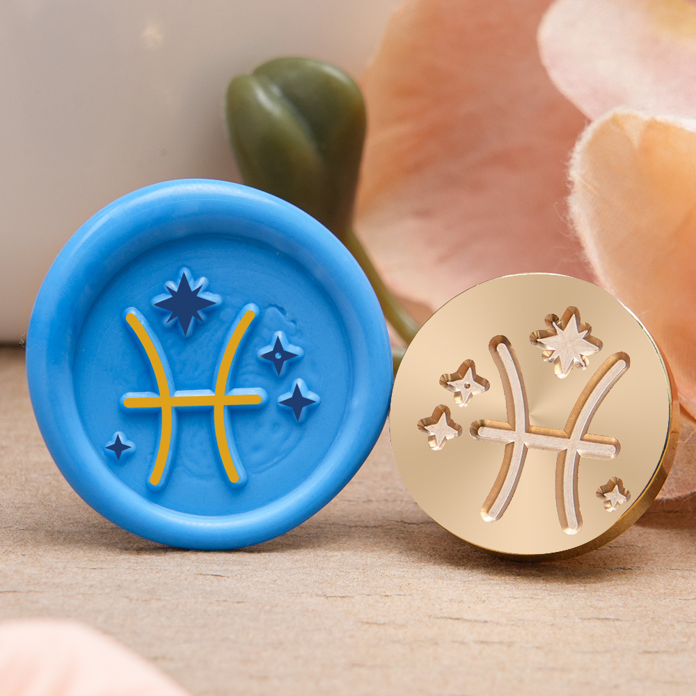 Carimbo de selo de cera dos si - Wax Seal Stamp Kit avaliação e preço