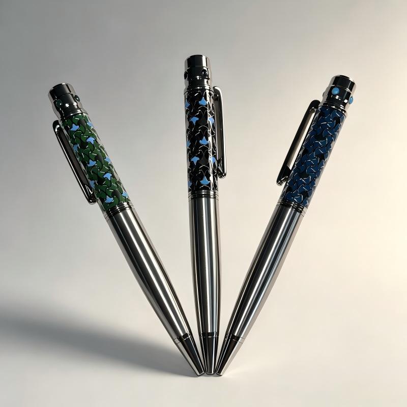 Canetas esferográficas de meta - Office Stationery Supply Business avaliação e preço
