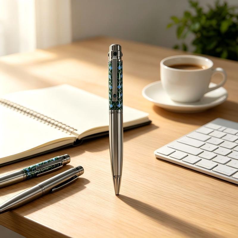 Canetas esferográficas de meta - Office Stationery Supply Business avaliação e preço