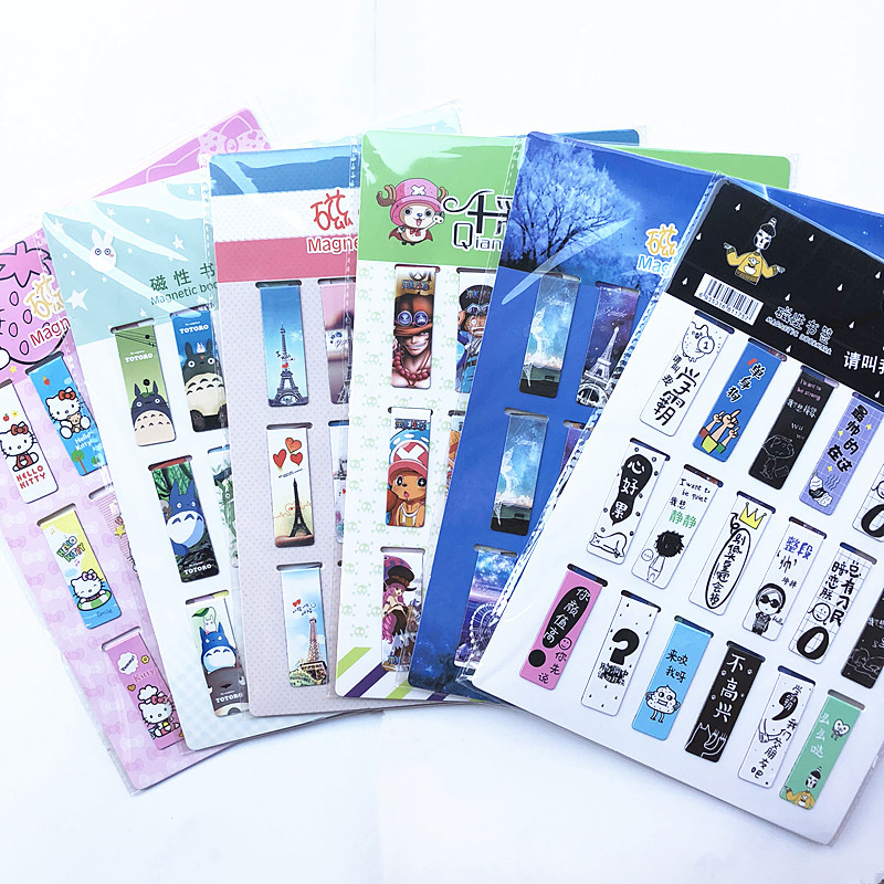 18 Pçs/set Gato Torre Ímã Marc - Bookmark Magnetic Clip avaliação e preço